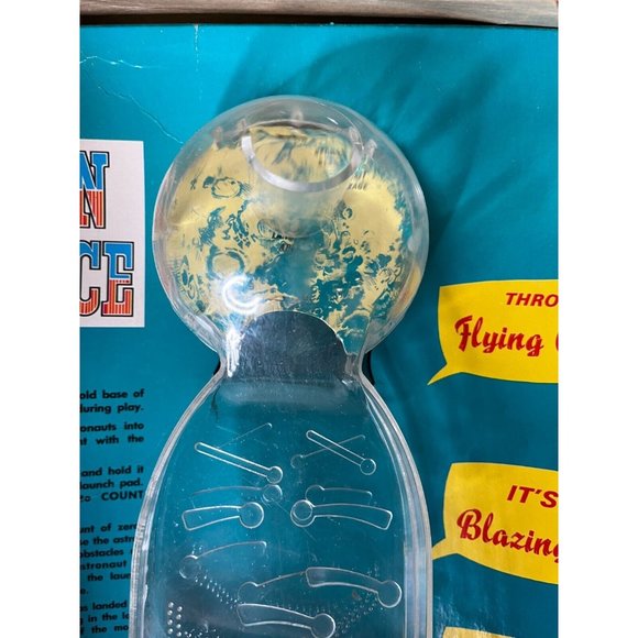 vintage 1970s Stevens magnetic moon race toy game rare! - Picture 12 of 12